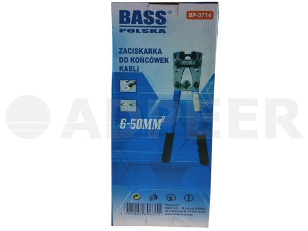 Zaciskarka do końcówek kabli 6-50mm Adpeer Bass Polska