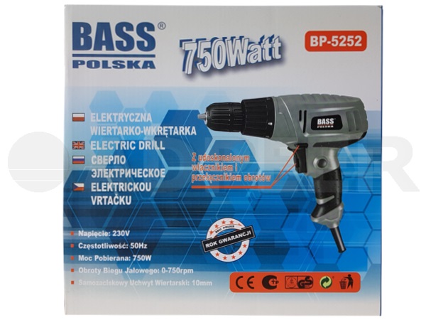  Adpeer BassWiertarko-wkrętarka z regulacją obrotów 750W