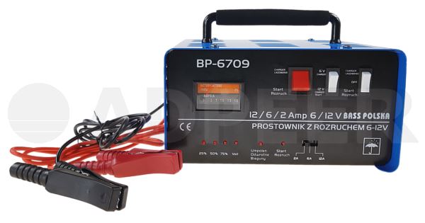 Bass Prostownik z rozruchem 75A 6V/12V