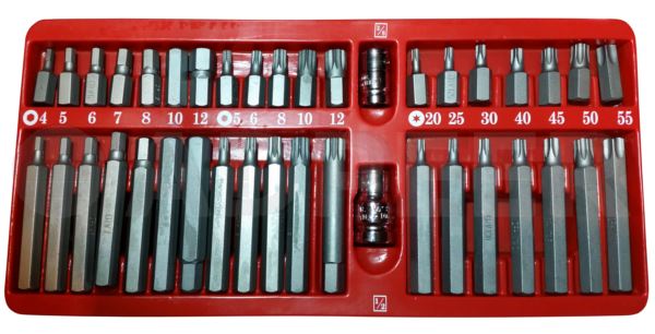 Zestaw końcówek imbus spline torx 40 szt Bass Polska