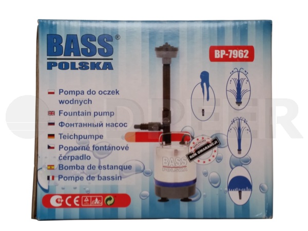 Adpeer Bass Pompa do oczka wodnego fontannowa