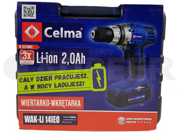 Adpeer Celma Wiertarko-wkrętarka 14V 