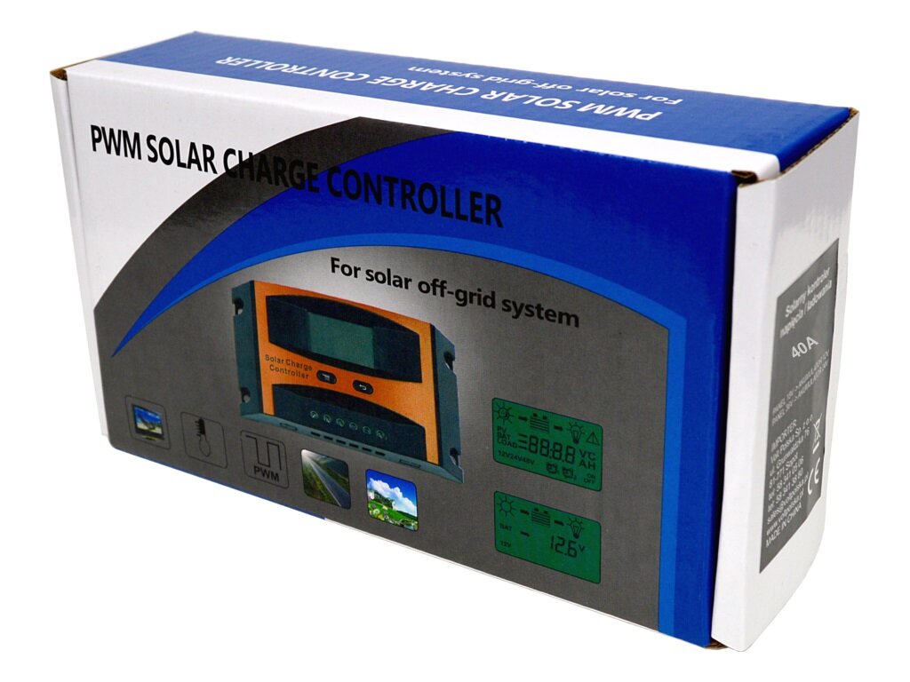 Adpeer Volt Solarny regulator ładowania 40A LCD