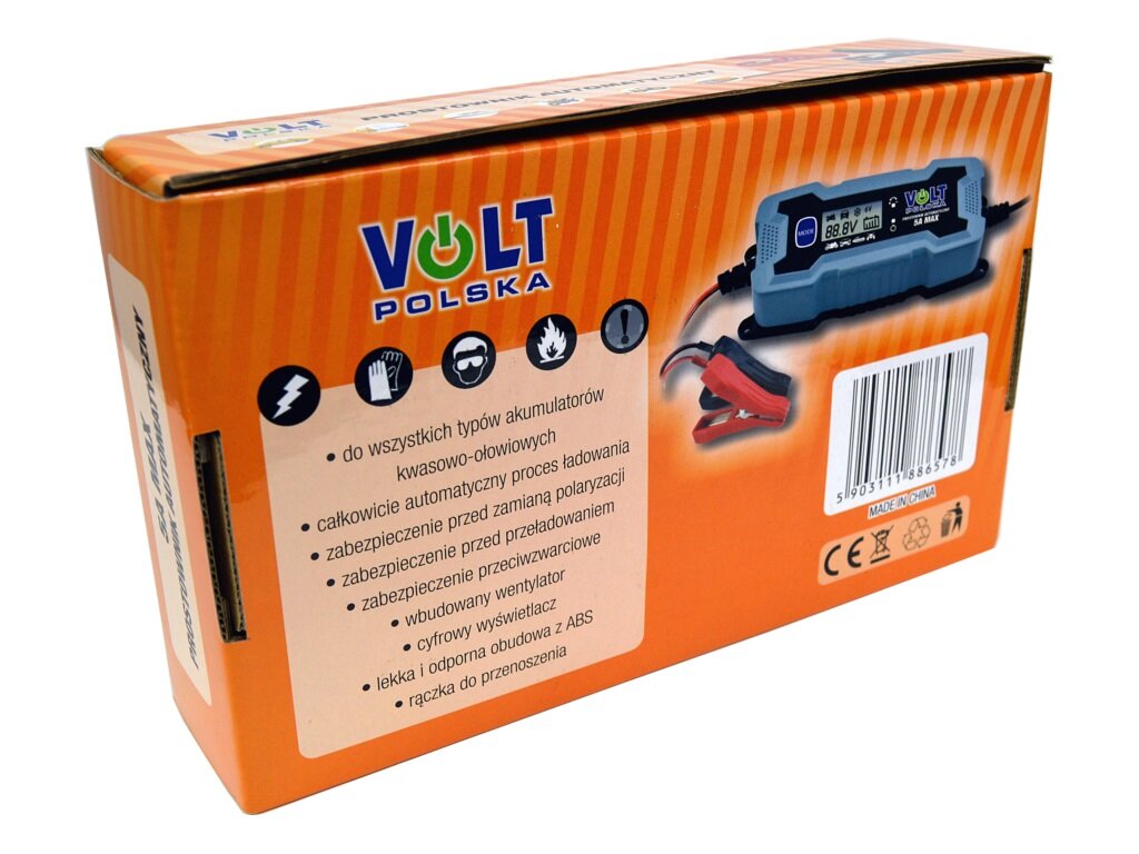 Prostownik Volt Polska 5A 6/12V LCD Volt Polska
