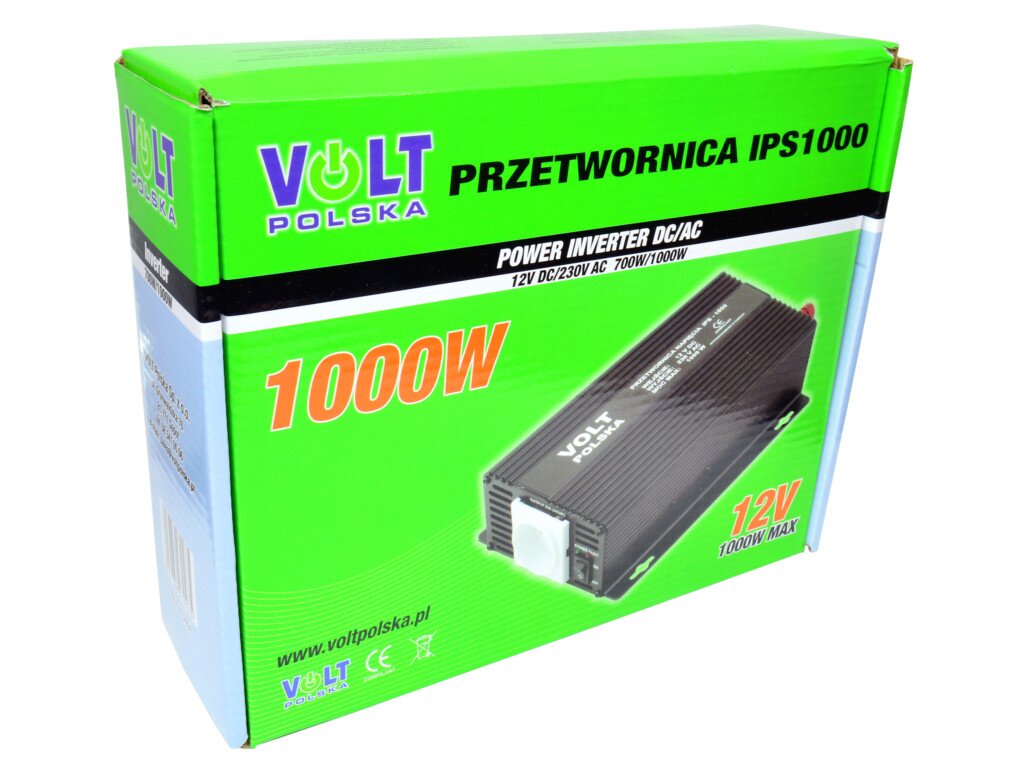 Adpeer Volt Przetwornica napięcia Volt Polska 1000W 12V IPS 1000 12V