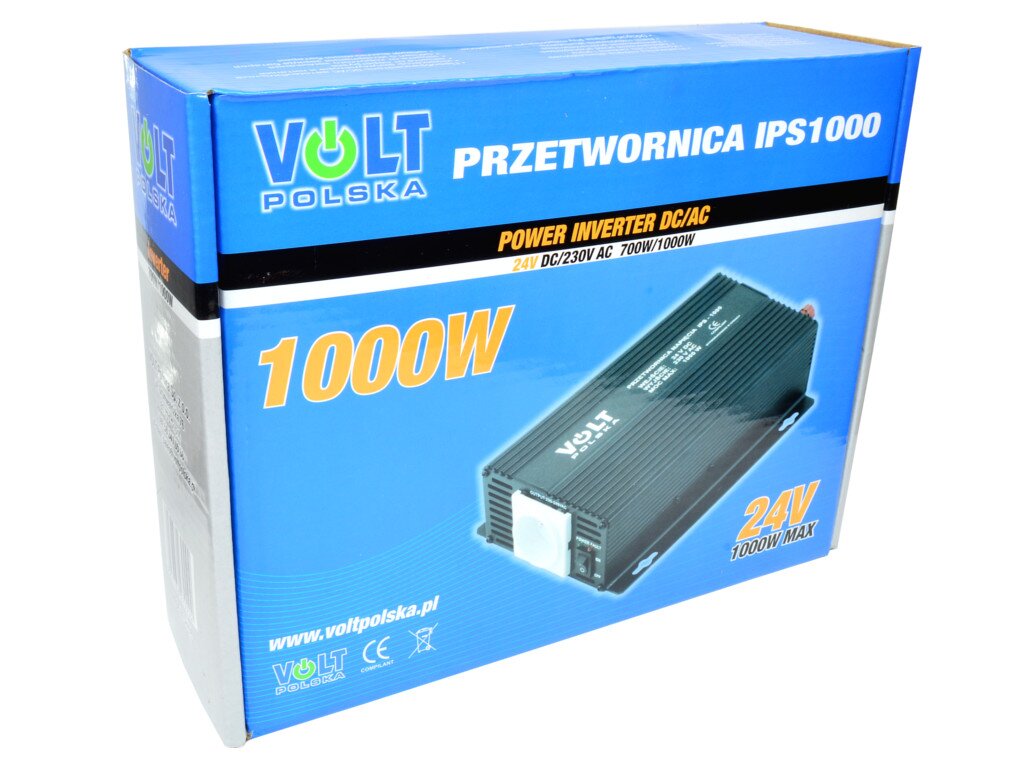 Adpeer Volt Przetwornica napięcia Volt Polska 1000W 24V IPS 1000 24V