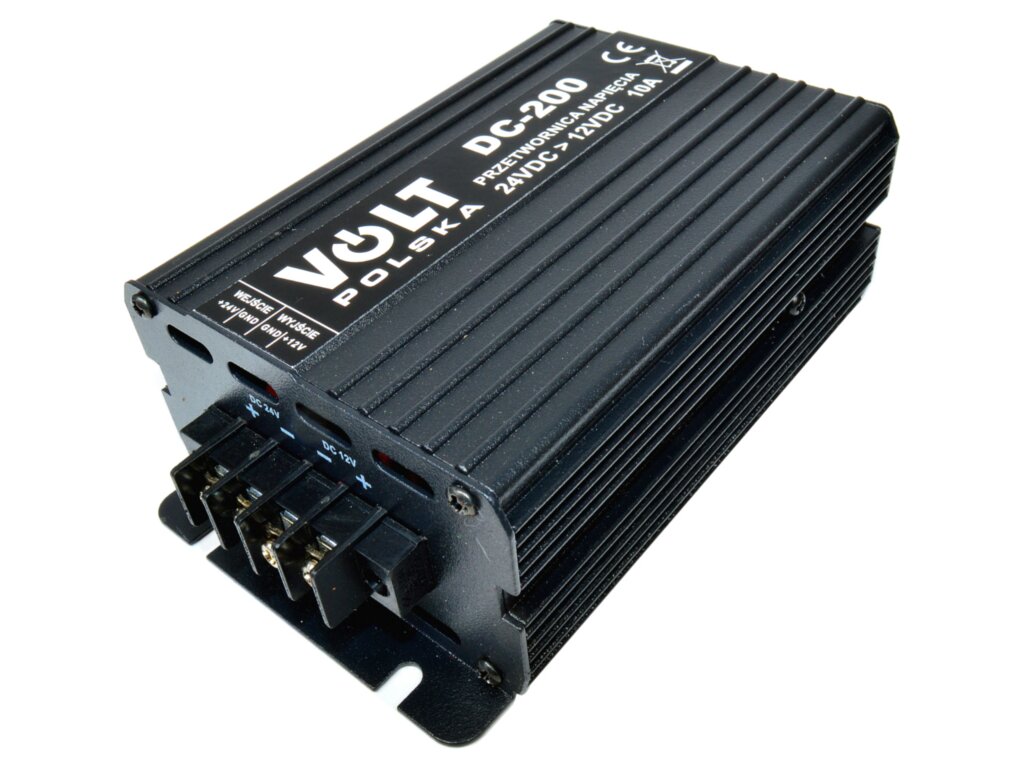 Volt Przetwornica napięcia Volt Polska DC-200 24/12V DC/DC 200W 10A