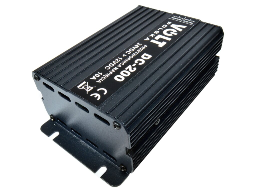 Przetwornica napięcia Volt Polska DC-200 24/12V DC/DC 200W 10A Volt Polska