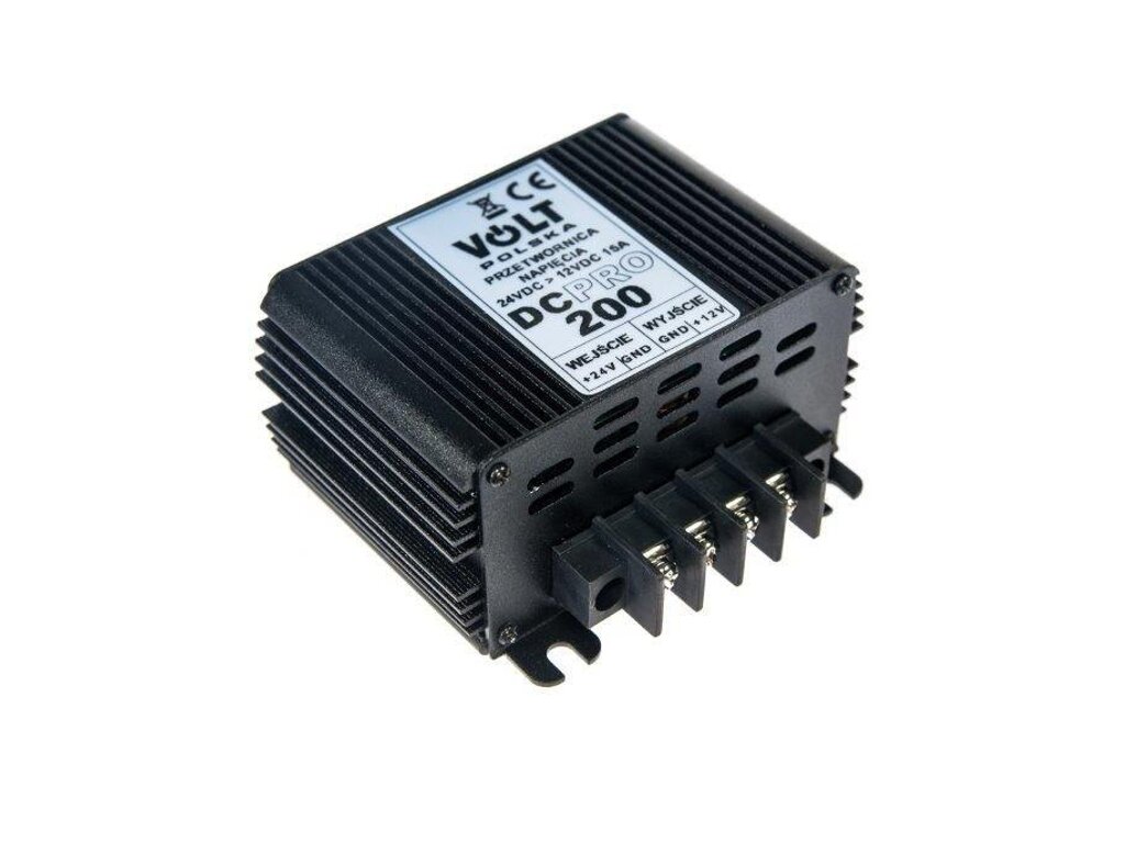 Volt Przetwornica napięcia DC-200 PRO 24/12V DC/DC 200W 15A 