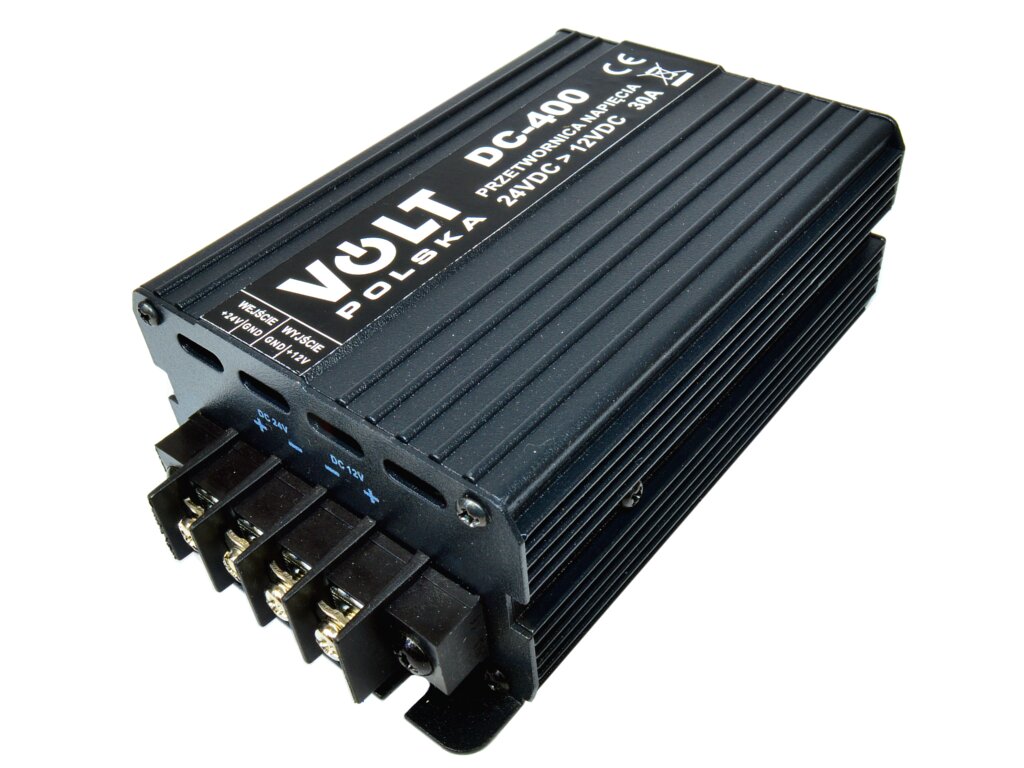 Volt Przetwornica napięcia DC-400 24/12V DC/DC 400W 30A