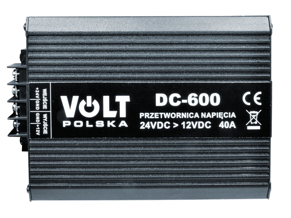Adpeer Volt Przetwornica napięcia DC-600 24/12V DC/DC 600W 40A