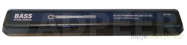 Klucz dynamometryczny 1/2" 42-210 Nm Bass Polska 7461