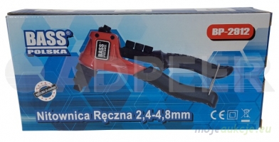 Nitownica dźwigniowa 2.4-4.8mm Bass Polska 2912