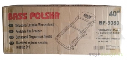 Leżanka warsztatowa składana 2w1 Bass Polska 3080
