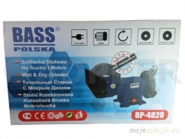 Szlifierka stołowa na mokro i sucho 450W Bass Polska 4820