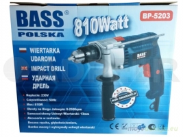Wiertarka udarowa 810W Bass Polska 5203