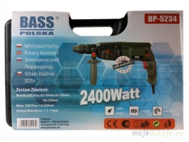 Młotowiertarka wiertła dłuto SDS 2400W Bass Polska 5234