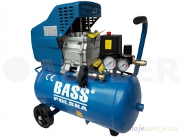 Kompresor powietrza 30l olejowy 1,5kW Bass Polska 5715