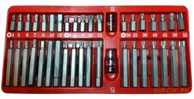Zestaw końcówek imbus spline torx 40 szt Bass Polska 7069