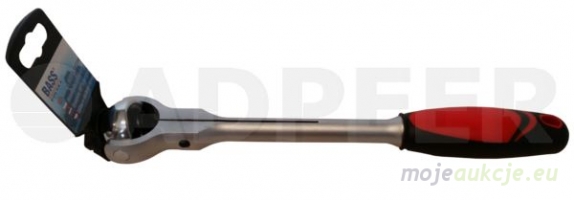 Grzechotka 1/2" z obrotową główką Bass Polska 7380