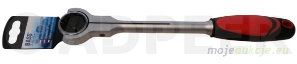 Grzechotka 1/2" z obrotową główką Bass Polska 7380