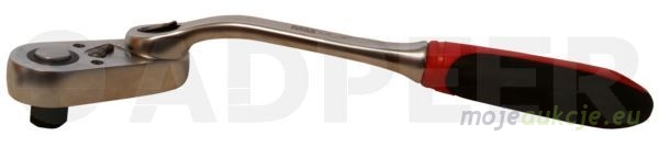 Grzechotka 1/2" łamana z obrotową główką Bass Polska 7381