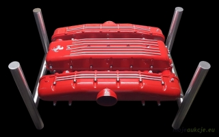 Stolik z silnika Ferrari Maranello 575 M 5,7l V12