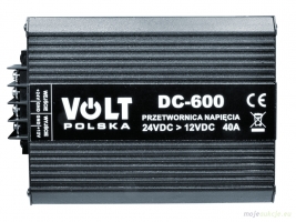Przetwornica napięcia Volt Polska DC-600 24/12V DC/DC 600W 40A