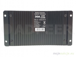 Solarny regulator ładowania 30A LCD USB Volt Polska SOLU-30 3IPSSOLU30